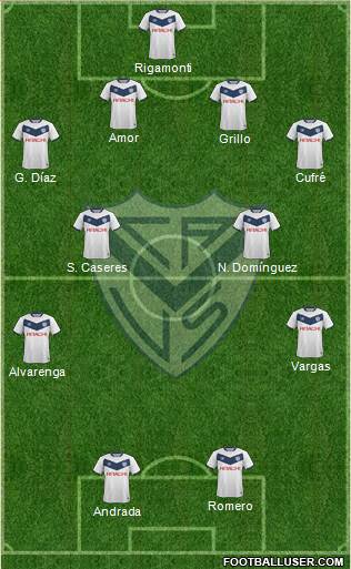 Vélez Sarsfield Formation 2017