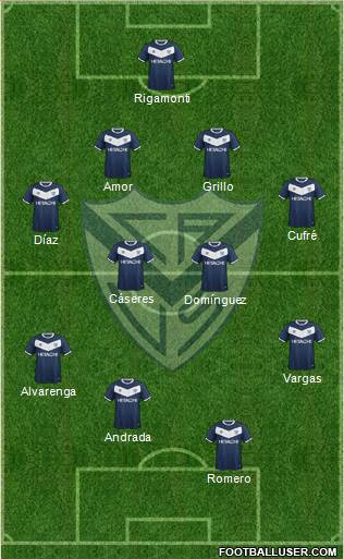 Vélez Sarsfield Formation 2017