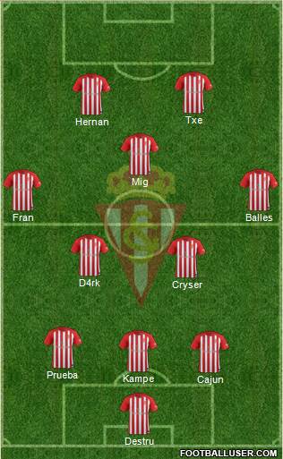 Real Sporting S.A.D. Formation 2017