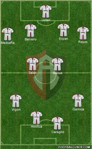 Club Deportivo Atlas Formation 2017