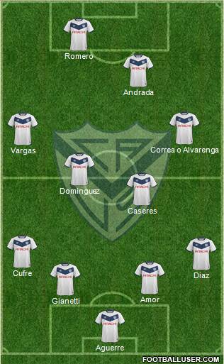 Vélez Sarsfield Formation 2017