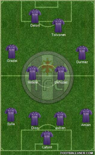 Toulouse Football Club Formation 2017