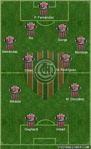 Chacarita Juniors Formation 2017