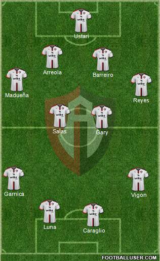 Club Deportivo Atlas Formation 2017