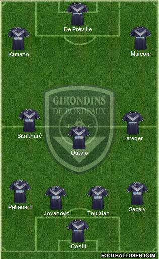 FC Girondins de Bordeaux Formation 2017