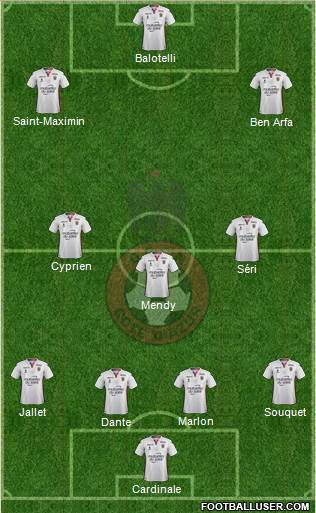 OGC Nice Côte d'Azur Formation 2017