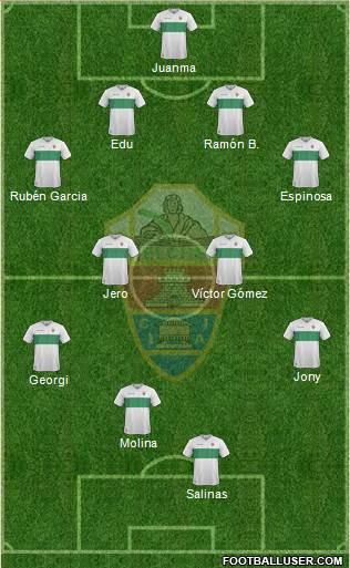 Elche C.F., S.A.D. Formation 2017