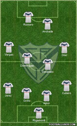 Vélez Sarsfield Formation 2017