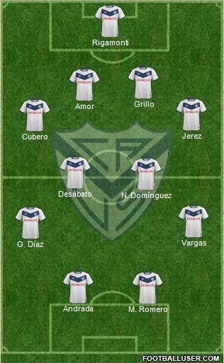 Vélez Sarsfield Formation 2017