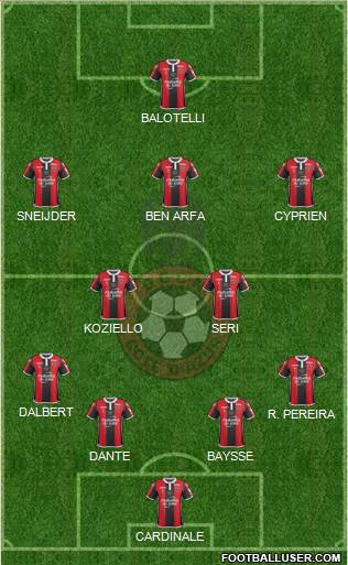 OGC Nice Côte d'Azur Formation 2017