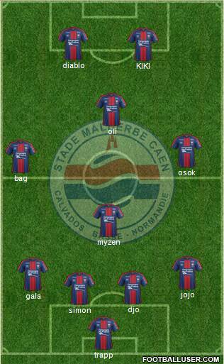 Stade Malherbe Caen Basse-Normandie Formation 2017