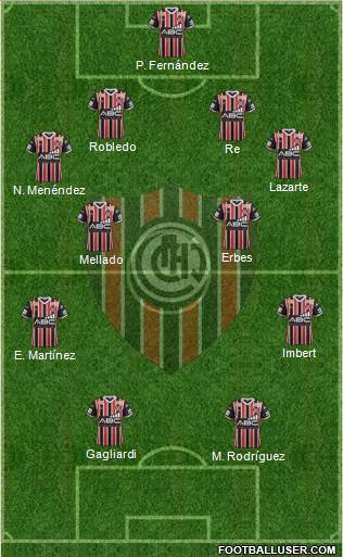 Chacarita Juniors Formation 2017