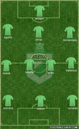 CDC Atlético Nacional Formation 2017