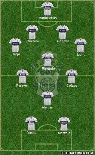 Gimnasia y Esgrima de La Plata Formation 2017