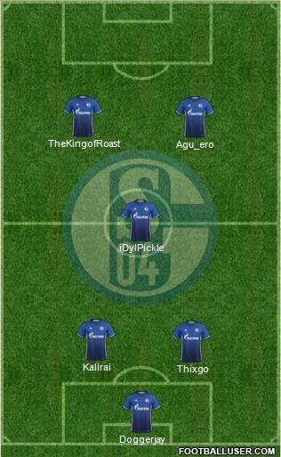 FC Schalke 04 Formation 2017