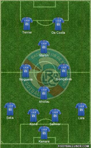 Racing Club de Strasbourg-Football Formation 2017