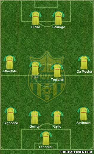 FC Nantes Formation 2017