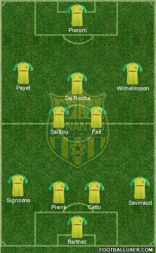 FC Nantes Formation 2017