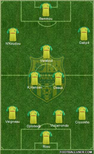 FC Nantes Formation 2017