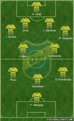 Defensa y Justicia Formation 2017