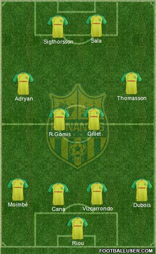 FC Nantes Formation 2017