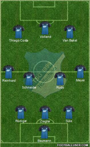 TSG 1899 Hoffenheim Formation 2017