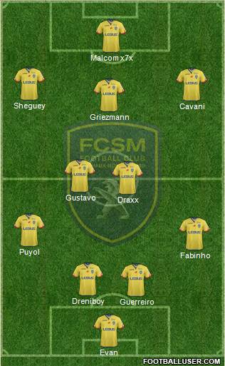 FC Sochaux-Montbéliard Formation 2017