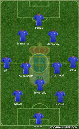 Real Oviedo S.A.D. Formation 2017