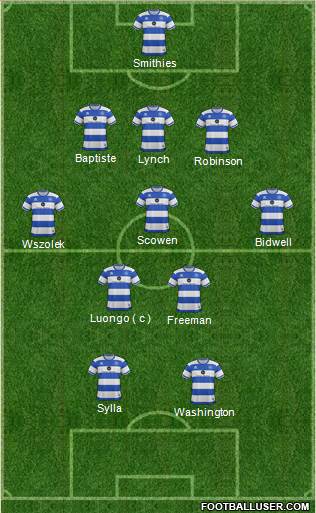 Queens Park Rangers Formation 2017