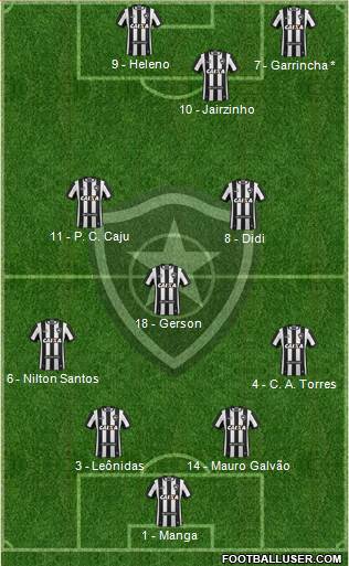 Botafogo FR Formation 2017