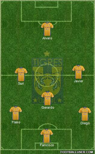 Club Universitario de Nuevo León Formation 2017