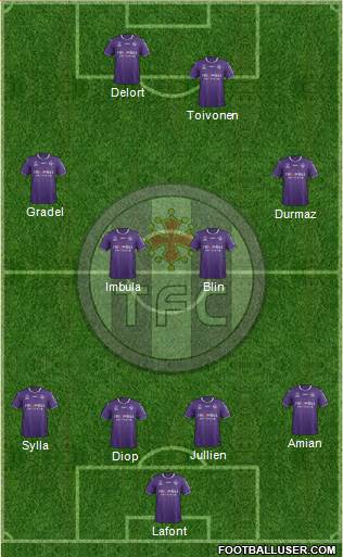 Toulouse Football Club Formation 2017