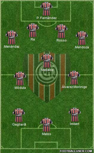 Chacarita Juniors Formation 2017