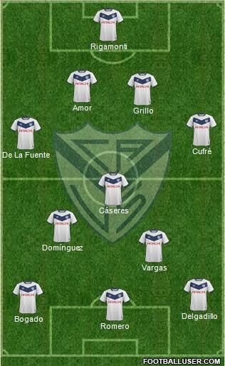 Vélez Sarsfield Formation 2017