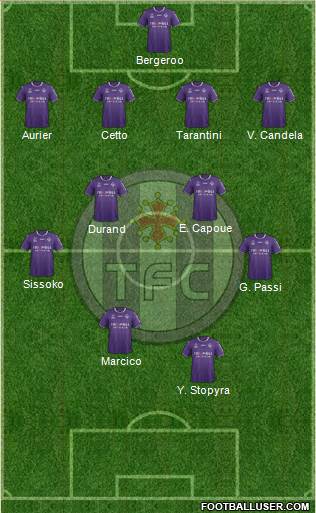 Toulouse Football Club Formation 2017