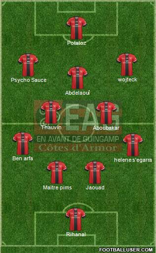 En Avant de Guingamp Formation 2017