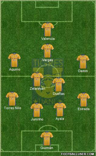 Club Universitario de Nuevo León Formation 2017