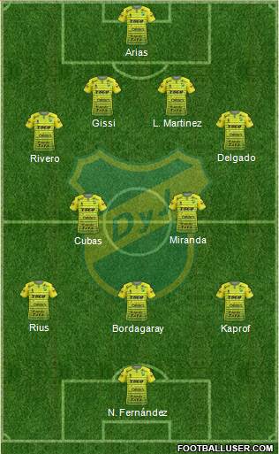 Defensa y Justicia Formation 2017