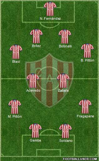 Unión de Santa Fe Formation 2017