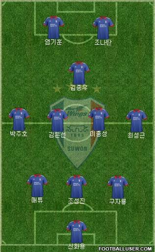 Suwon Samsung Blue Wings Formation 2017