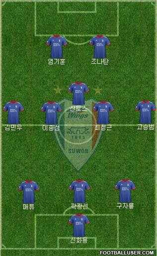 Suwon Samsung Blue Wings Formation 2017