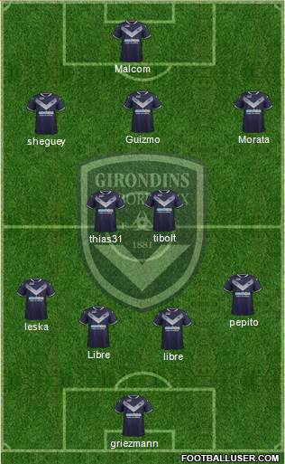 FC Girondins de Bordeaux Formation 2017