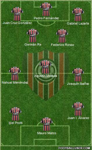 Chacarita Juniors Formation 2017