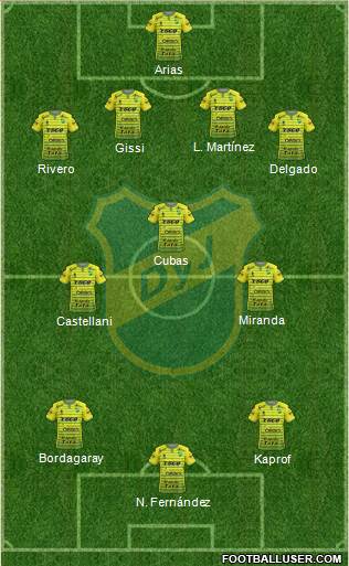 Defensa y Justicia Formation 2017