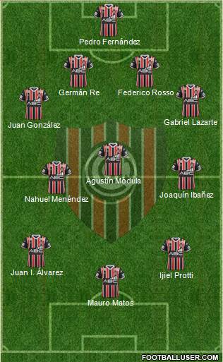 Chacarita Juniors Formation 2017