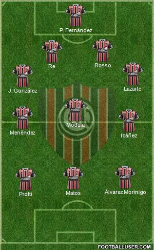 Chacarita Juniors Formation 2017