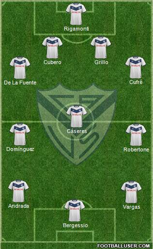 Vélez Sarsfield Formation 2017