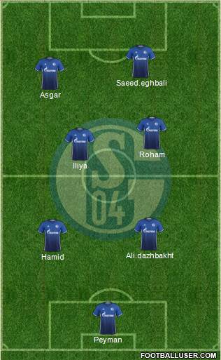 FC Schalke 04 Formation 2017