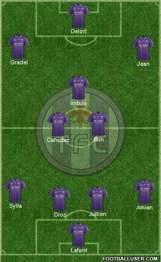 Toulouse Football Club Formation 2017