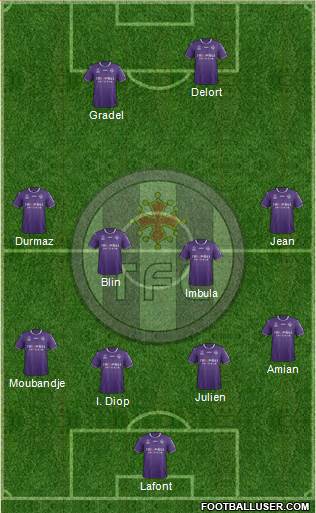 Toulouse Football Club Formation 2017